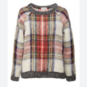 Plaid Tartan  Sweater Sea NY